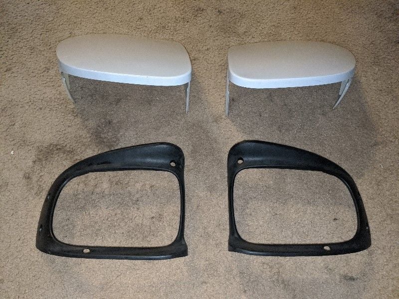 Exterior Body Parts - 92-02 FD Headlight Covers & Bezels - Used - 1992 to 2002 Mazda RX-7 - Arden, NC 28704, United States