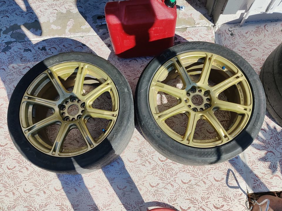 Wheels and Tires/Axles - Work Emotion XC8 Staggered 18's with Hooser R6 Tires - Used - 0  All Models - Tucson, AZ 85742, United States