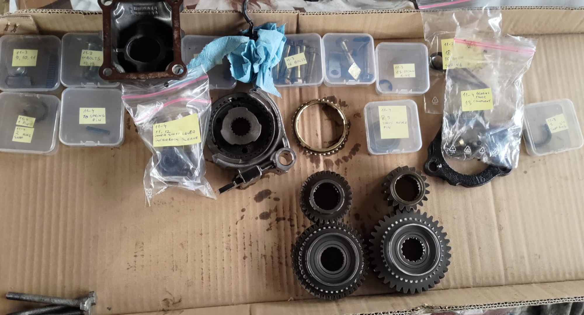 old gearset(left) and new(right)