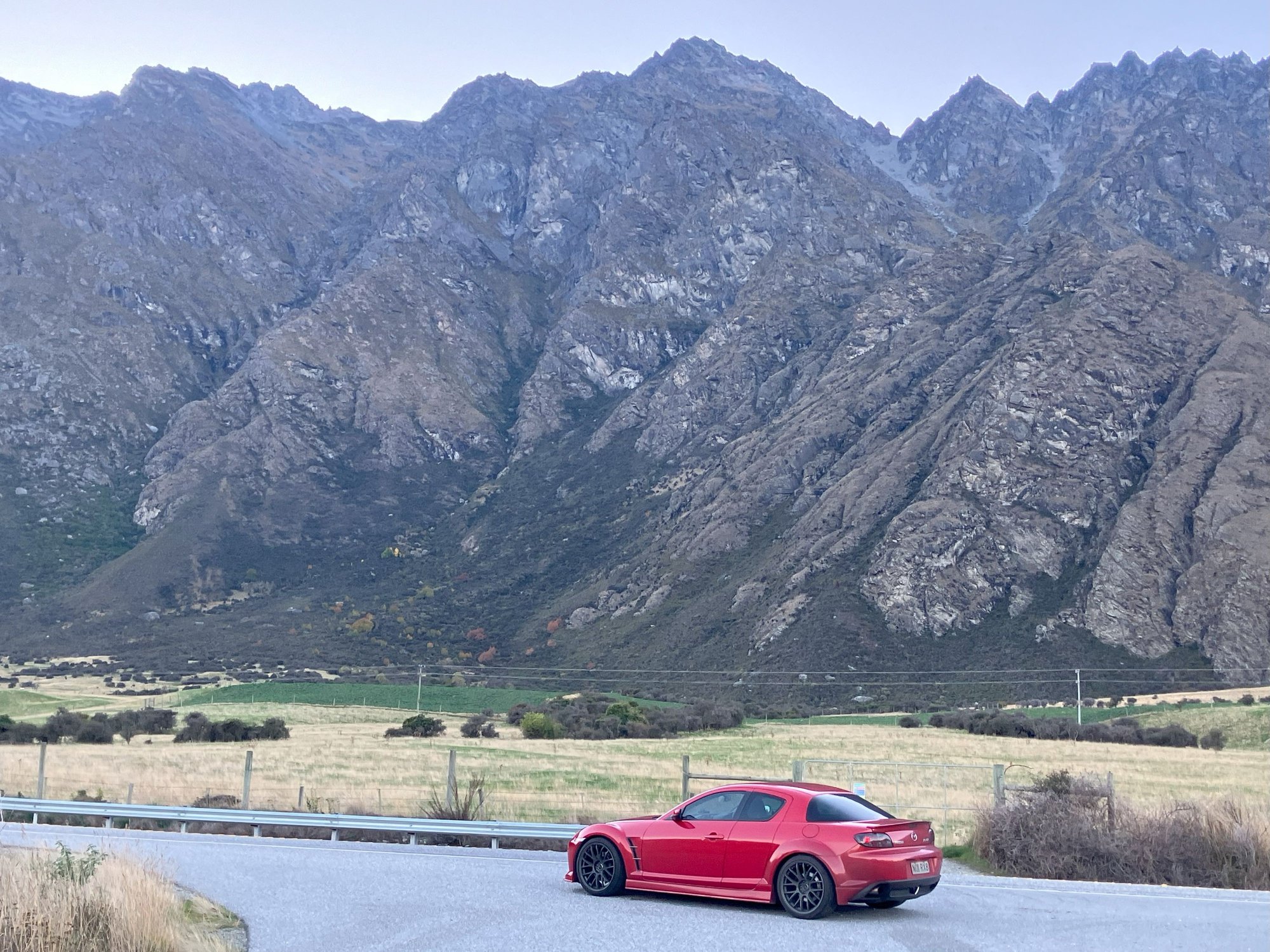 In front of The Remarkables.