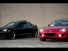 Picture of my and rotaryshadow's cars.