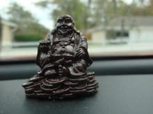 my little buddha on the dash