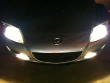 just a headlight view
