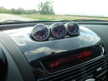 Custom gauge pod with Prosport Premium gauges