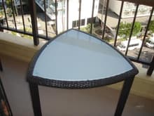 I was @ the Hawaiin Hilton Waikiki and this COOL Table was there!! looks like a ROTARY!!!