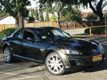 my rx8, the black pearl