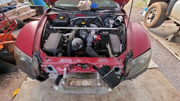 And the cold air intake leads me to believe this wasn't an actual kit, lol.
