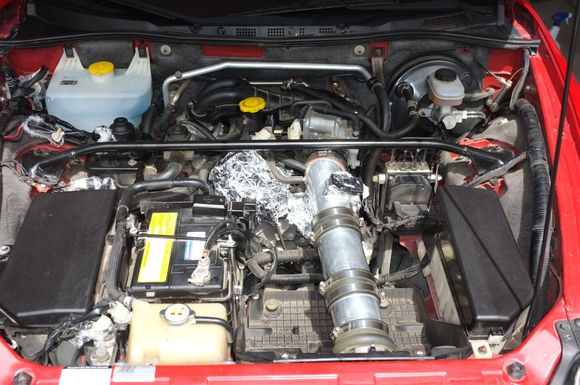Engine bay cleaning. Before...