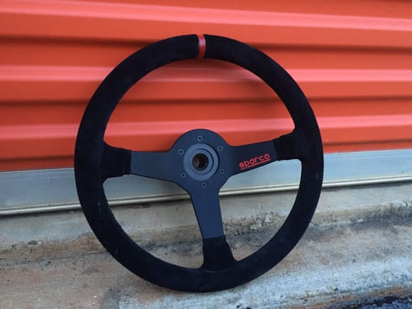 Sparco quick release is not being sold. Only steering wheel and hub
