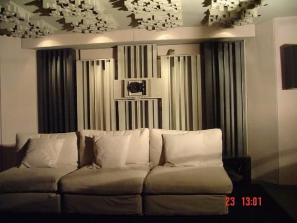 Home theater - rear wall