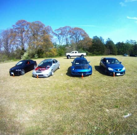 Winner at the first annual Lost Prophets car show (local). Won Best Import. Winners (left to right): 2003 BMW M3; Best Euro, Honda Civic; Cleanest Engine Bay, 2005 Mazda Rx8; Best Import, Acura RSX; Best New School.
