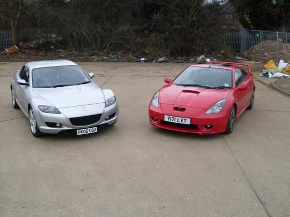 me an my sisters celica 190