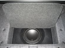 JL Audio Stealthbox w/ one 10W3v3 sub woofer