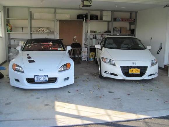 Sharing garage with his baby brother: 2011 Honda CR-Z EX