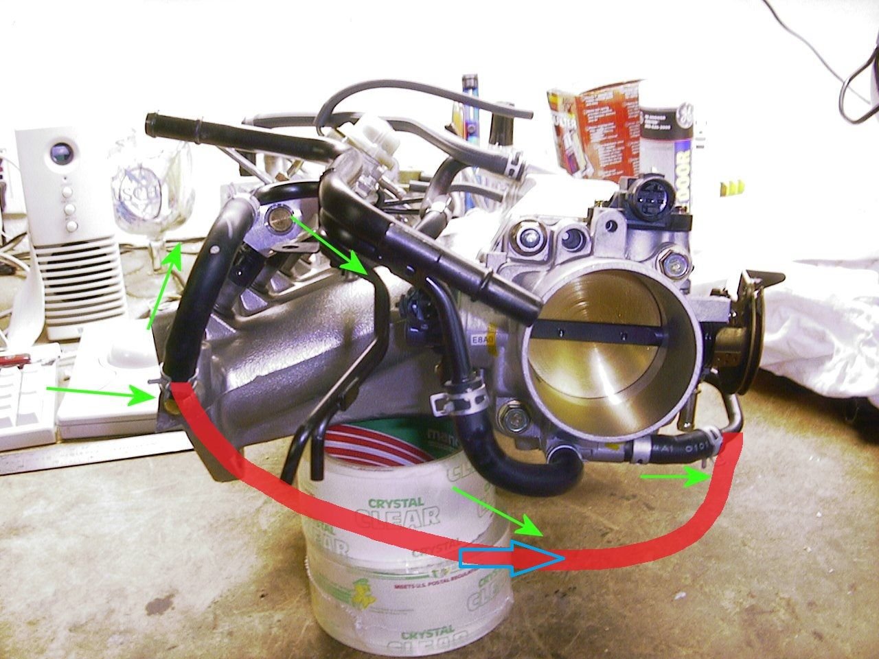 Blocking coolant flow of intake/throttle body? S2KI Honda S2000 Forums