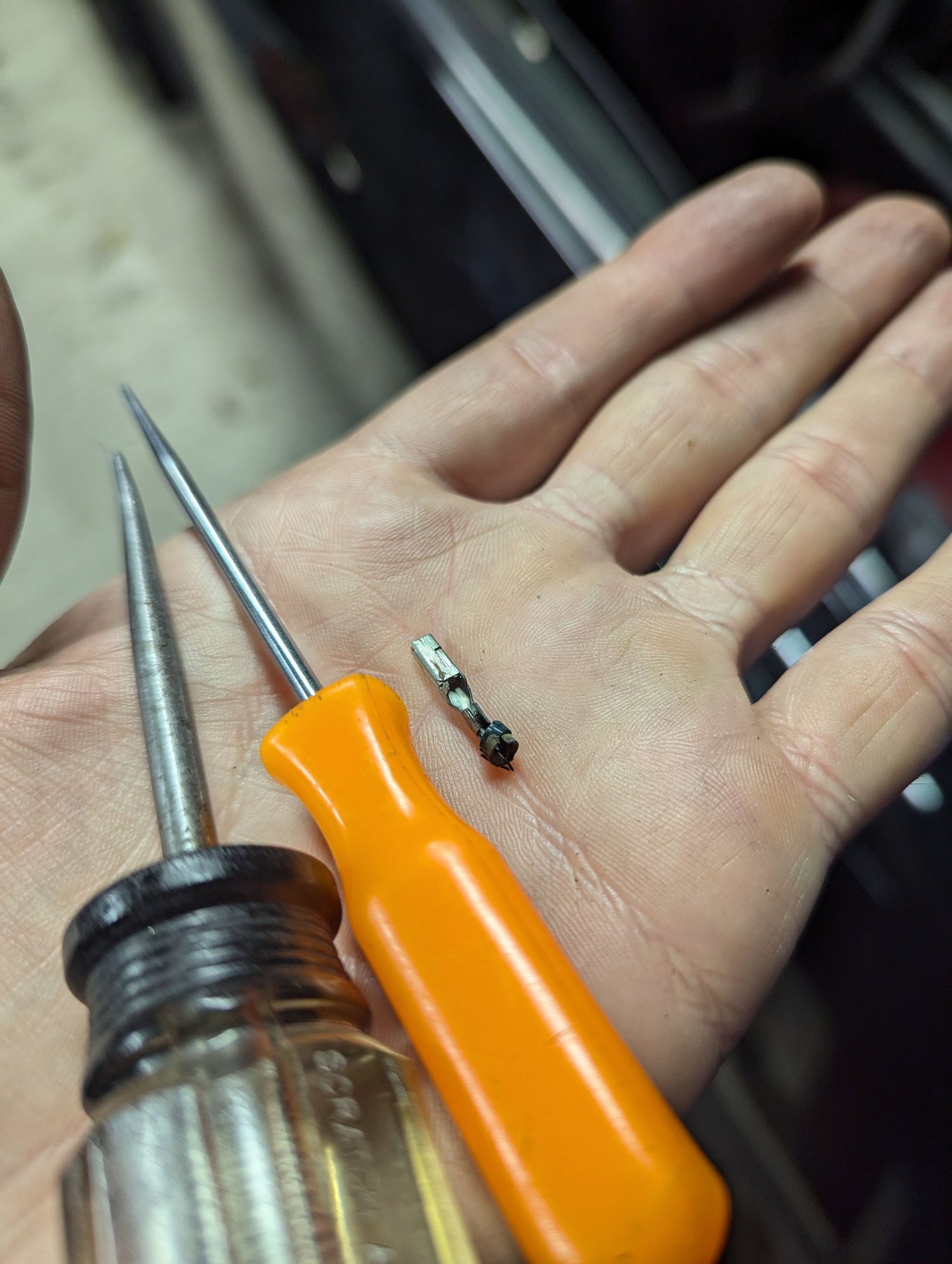 This is why it is important to learn how to properly use wiring tools and install terminals securely. I have since improved my crimp game. You know what they say, crimpin' ain't easy. lol