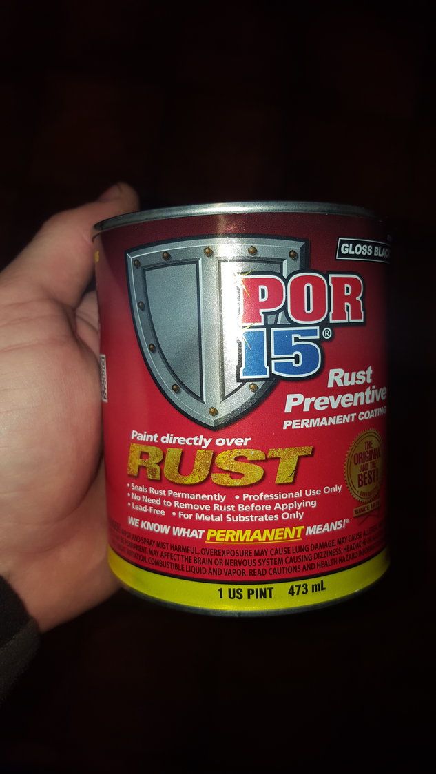 POR15 CLEAR Rust Preventive Paint (473ml) US Pint