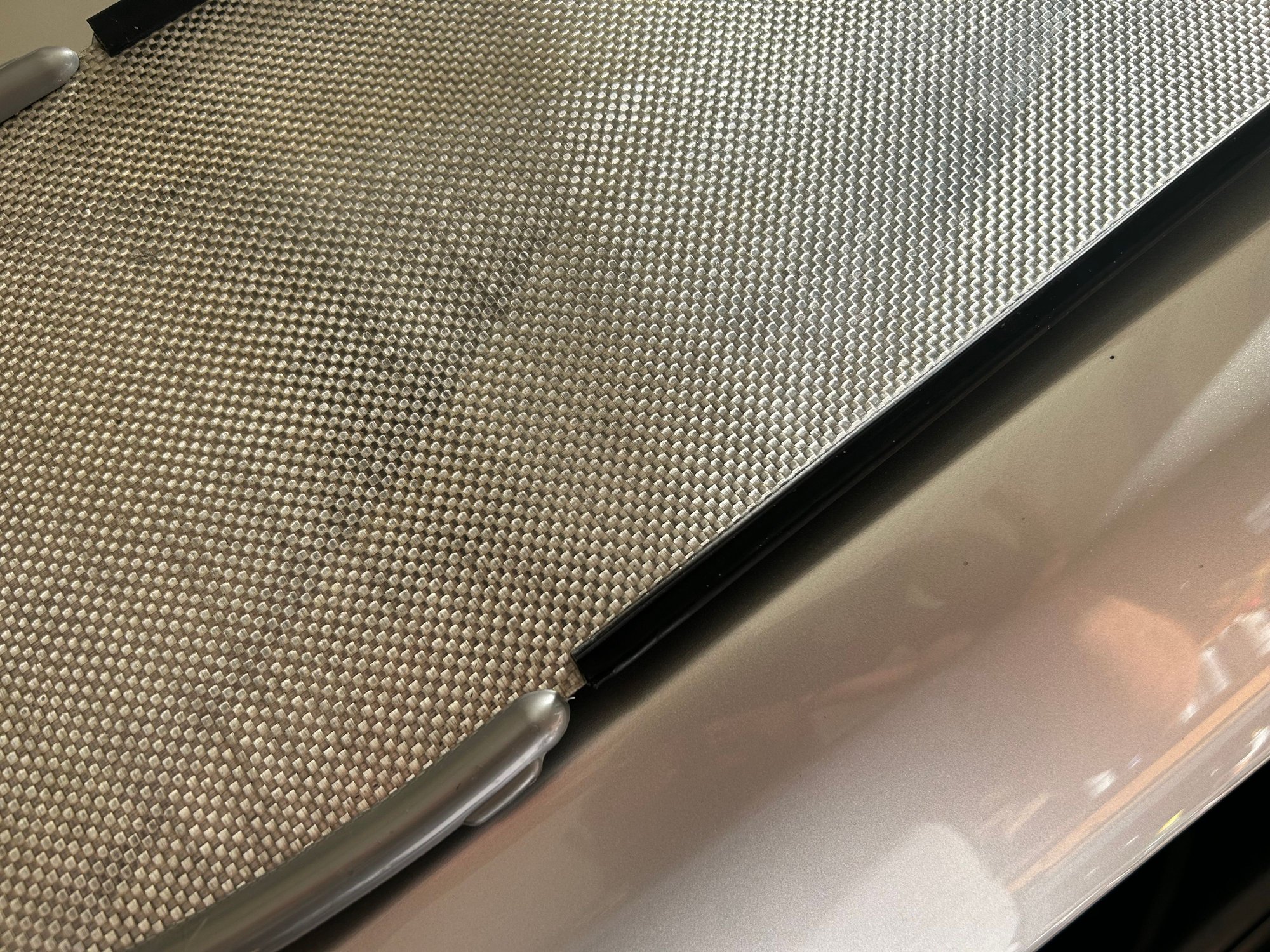 Closeup on the fin