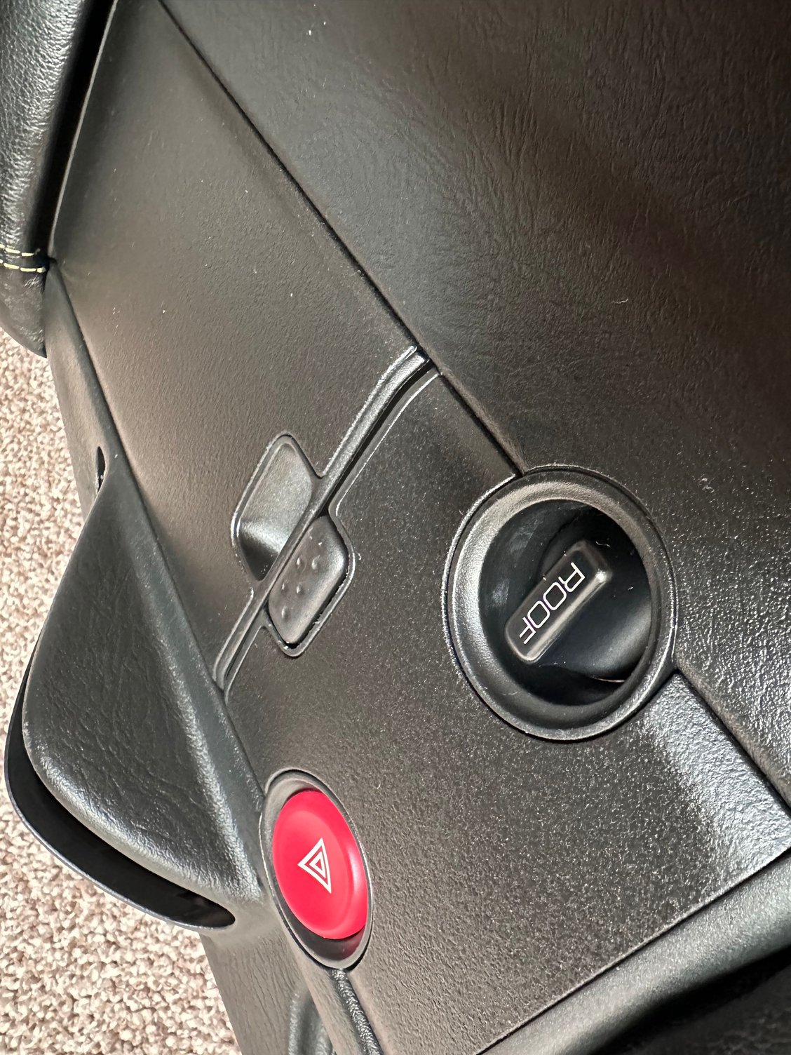 Today, painted the cool silver bits with some Plasti-dip I had. Blends better with the all black interior. 