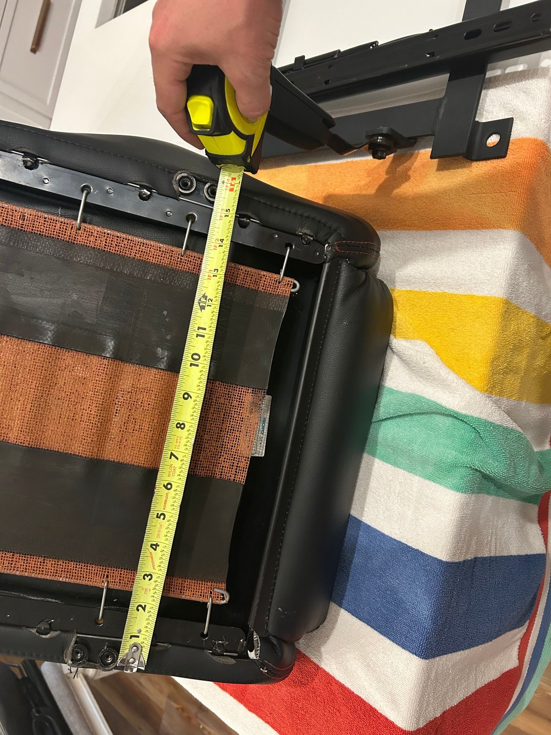 One of the reasons I like these seats is one of the reasons I have been struggling with them. THEY ARE WIDE! 16” on center between the frames, that’s US spec on framing a wall! 