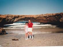 Aruba at the Natural Bridge which I believe is no more due to erosion.