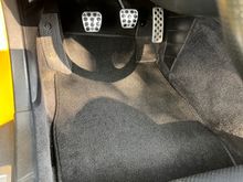 My carpet is ripped and torn at the crossbar. I bought this universal mat and cut it around the dead block and the gas petal back plate. Covers everything up and matches pretty well. 