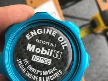 Mobil is a sticky, never took it off