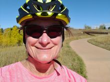 Saturday afternoon.  Me, happy at my halfway point of 16 miles, knowing that I'm getting in a good ride before the snow hits tonight.