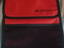 Red with black Logo