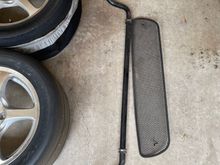 Front sway bar and grill mesh