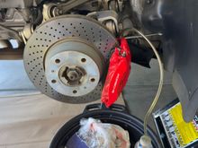 Pass. rear brake