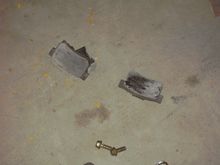 Burned rear pads