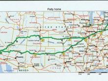 Whole trip map