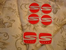 Rick's Red Silver Badge Set *NEW*