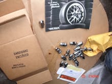 Lug nuts and instructions
