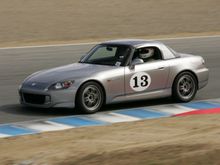 Silverstone w/Synchro hardtop at Laguna Seca