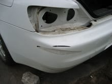 Rear Bumper scrape