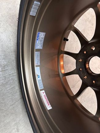 Took a day to wash and ceramic coat the wheels. Thankfully, some of the stickers were still on. 