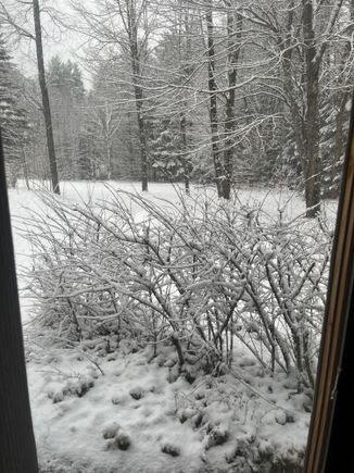 Taken this morning and it’s still coming down.