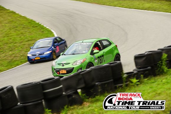 From the Time Trials National Tour. Dan in the Mazda 2 leaves me a large gap to go chase a quick time. I returned the favor in the next session 