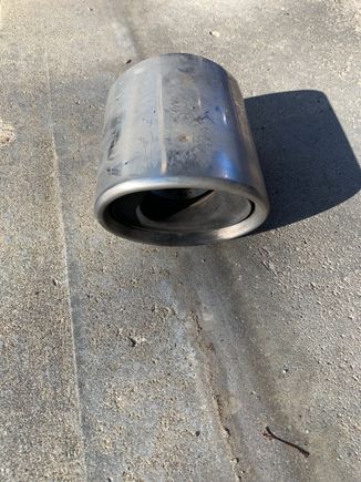 It’s a 11 year old car, so par for parts to fall off. My muffler tip shook loose and luckily I discovered it before I went on track