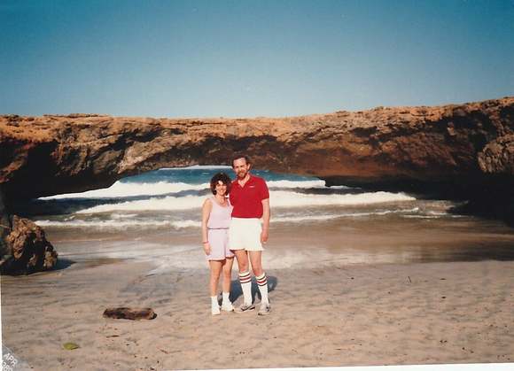 Aruba at the Natural Bridge which I believe is no more due to erosion.