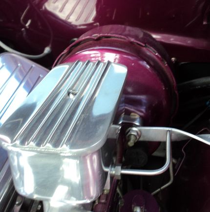 Anybody can chrome the brake booster. But matching paint? Now that's cool.