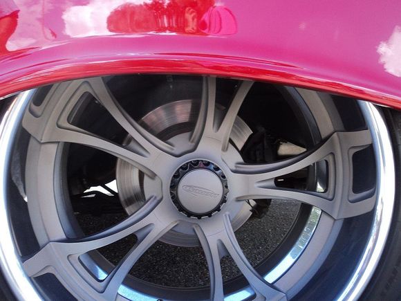 Center-lock wheels on a street rod? Not every day!