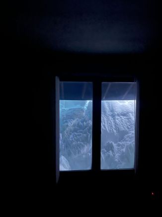 That’s the view out of a window when you get about four and a half feet of snow.