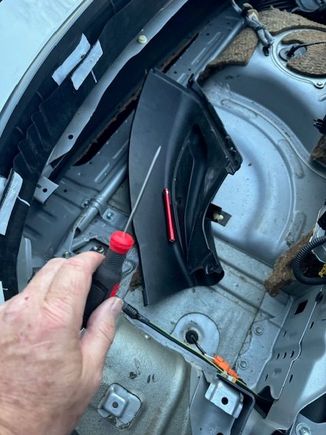 tool used to poke through the tape to mount the studs.  Need this as you can't push the studs through that tape 