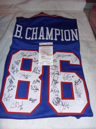1986 Giants jersey with CoA