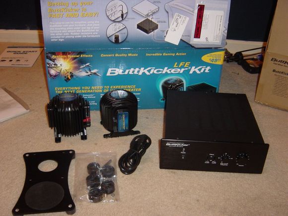 ButtKicker Kit and second BK for front row