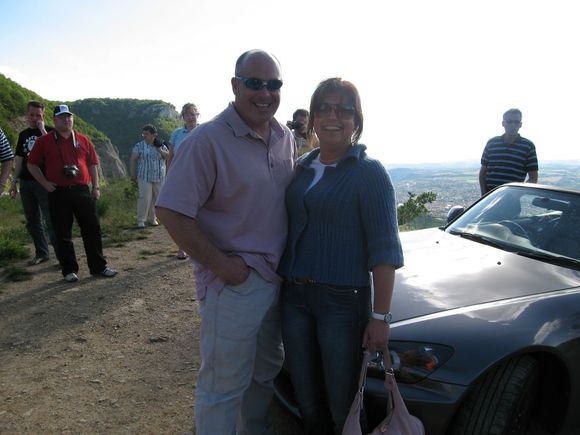 Tracy and I.