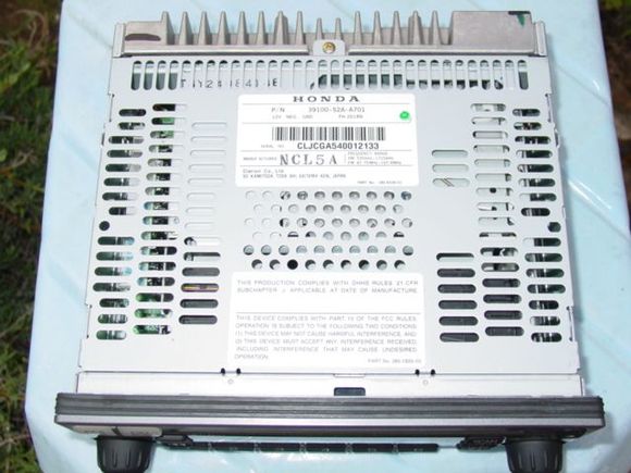 Clarion OEM CD/Radio Serial